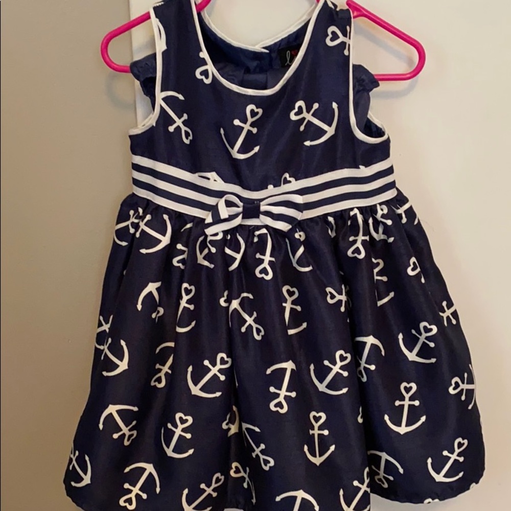 Toddler girl anchor dress